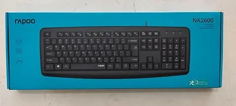 Rapoo NK2600 Black USB Keyboard - NK2600.webp