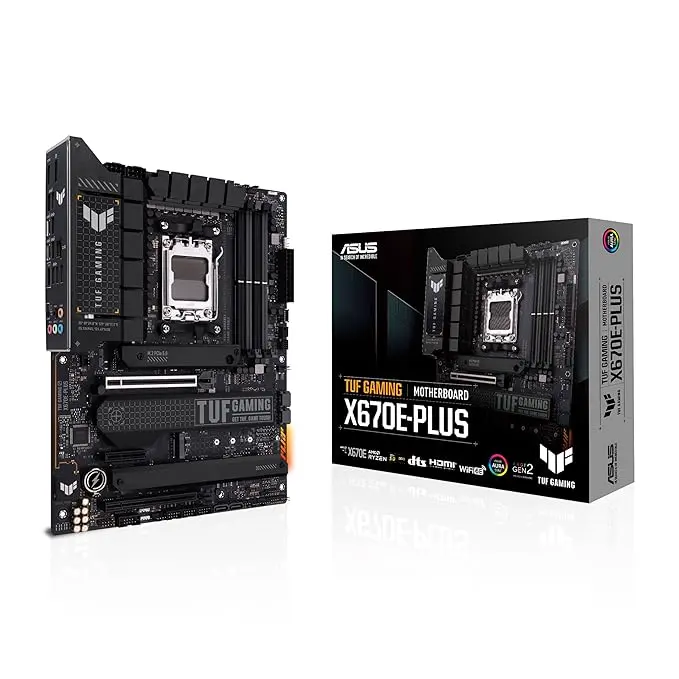 ASUS TUF Gaming X670E-PLUS D5 Motherboard (AM5/DDR5/4x M.2 /PCIe 5.0/USB3.2) - TUF GAMING X670E PLUS D5