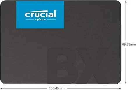 Crucial BX500 500GB 2.5-inch SATA 3D NAND Internal SSD Upto 550 MB/s 