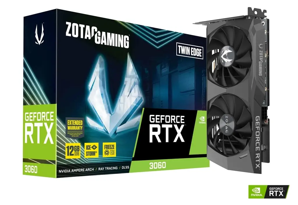 ZOTAC GAMING GeForce RTX 3060 Twin Edge ZT-A30600E-10M