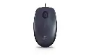 Logitech M90 Wired USB Mouse, , 1000 DPI Optical Tracking, Ambidextrous PC/Mac/Laptop - Black 