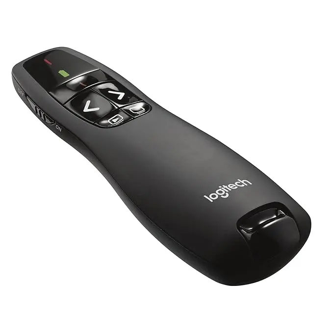 Logitech Wireless Presenter R400 for Windows Computers & Laptops(Black) 