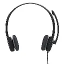 Logitech H151 Wired Headphones On Ear Headphones With Mic (Black) 