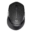 Logitech M330 Silent Plus Wireless Large Mouse (Black) with Mousepad