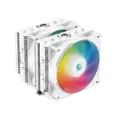 DeepCool AG620 WH RGB is a dual-tower 120mm