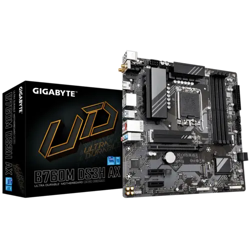 Gigabyte B760M DS3H AX WiFi DDR5 M-ATX Motherboard