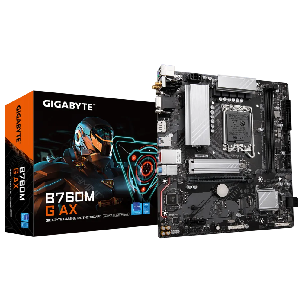 Gigabyte B760M G AX WiFi DDR5 M-ATX Motherboard