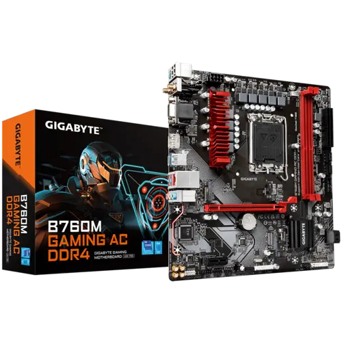 Gigabyte B760M Gaming AC DDR4 (Wi-Fi) Motherboard