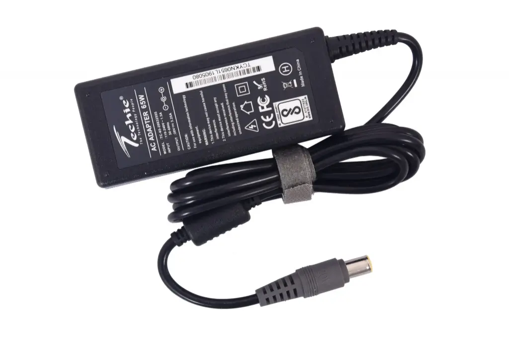 Techie Compatible Lenovo 65W Laptop 65W, 20V, 3.25A, 7.9mm x 5.5mm