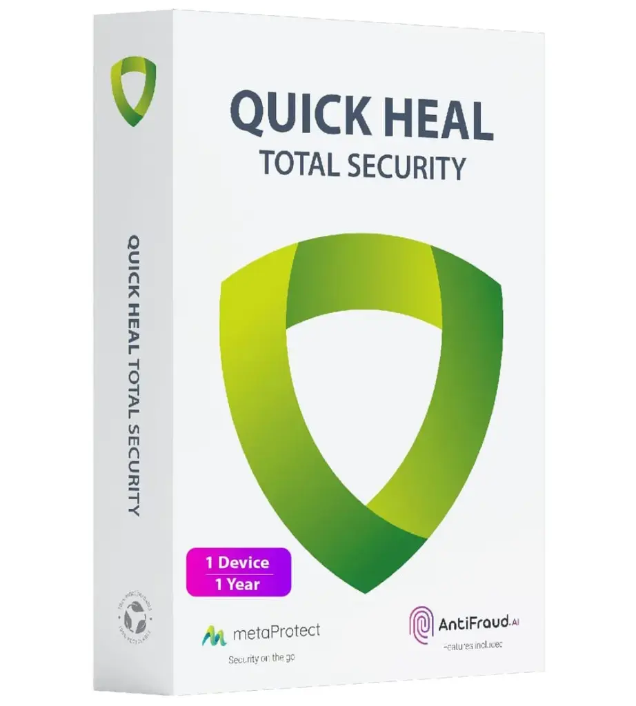 QUICK HEAL TOTAL SECURITY ( 1 user , 1 year)