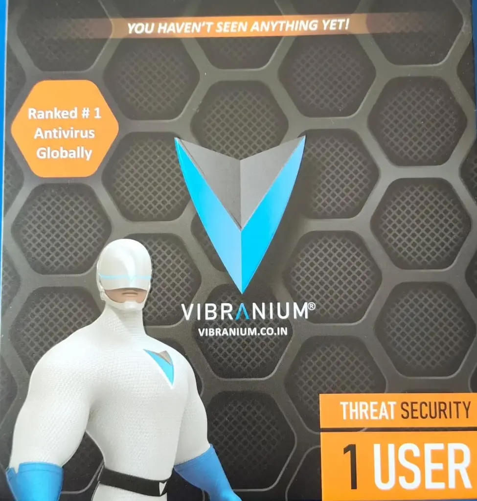 Vibranium Antivirus 1 USER 1 YEAR 