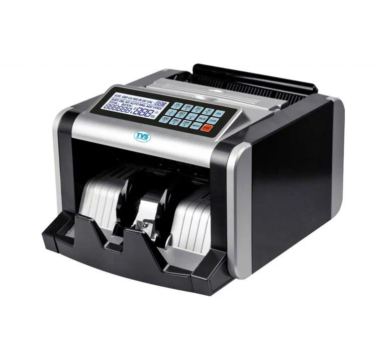 TVS ELECTRONICS 232 Classic Heavy-Duty Note Counter | Fully Automatic Money Counting Machine | 1200 Notes/Min Speed | Mg, UV & IR Fake Note Detector | Compatible with New & Old Currency Counter 