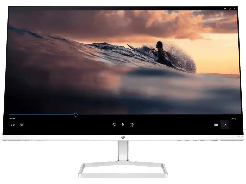 HP Monitor S5 527sa 68.6 cm (27) FHD (1920 x 1080 @ 100 Hz) Flat IPS with Edge-lit 1 HDMI 1.4, 1 VGA Integrated speakers; Sustainable; WWCB Certified On-screen controls; Anti-glare; HP Eye Ease- 94F49AA