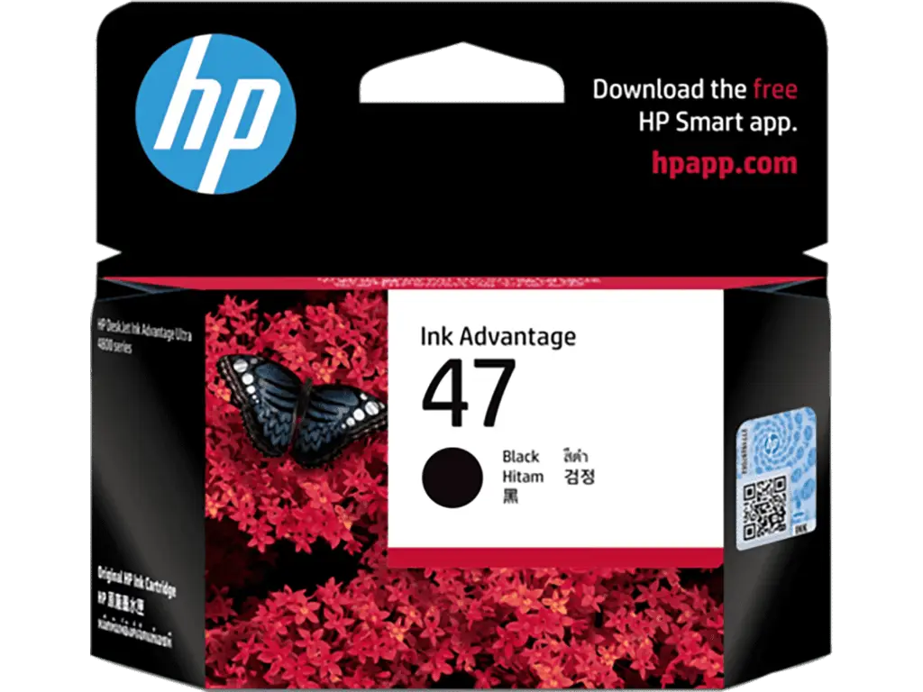 HP INK CARTRIDGE 47 BLACK 