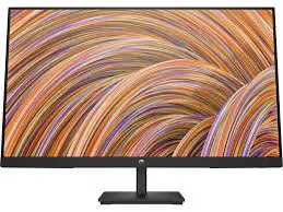  HP V27i G5 68.6 cm (27) FHD (1920 x 1080 @ 75 Hz) Flat IPS with Edge-lit 1 HDMI 1.4, 1 DisplayPort™ 1.2, 1 VGA VESA mountable; Sustainable; IPS panel On-screen controls; Low blue light mode, Anti-glare, AMD Freesync™ Premium, 3-Sided Micro-Edge Bezel - 65P65AA