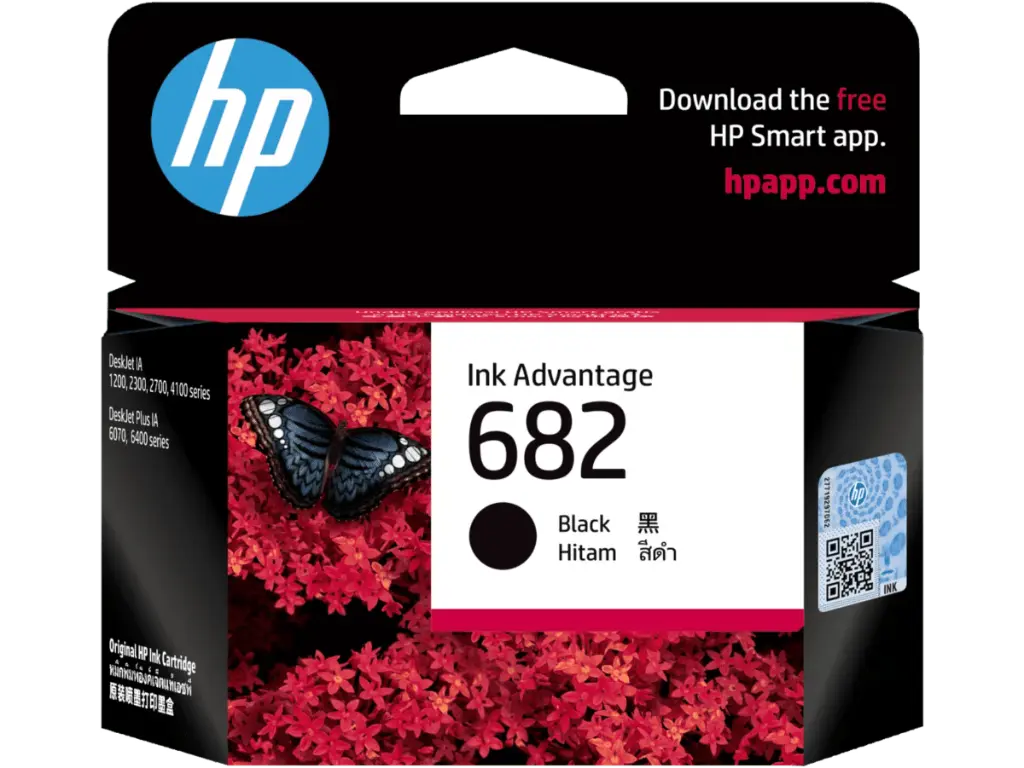 HP INK CARTRIDGE 682 BLACK 