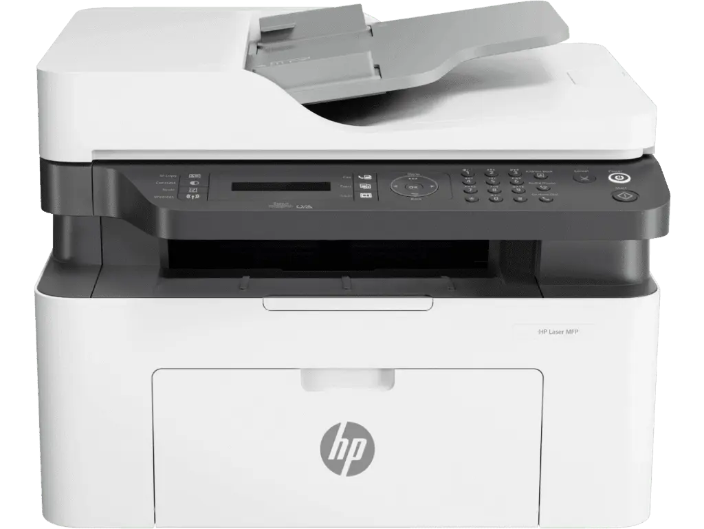 HP MFP 1188FNW Multi-function Wi-Fi Monochrome Laser Printer with Voice Activated Printing Google Assistant (Toner Cartridge)