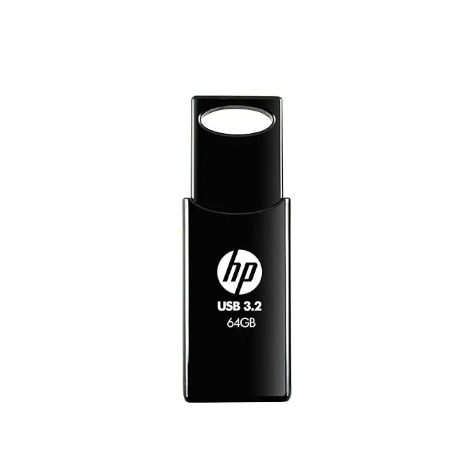 HP 712w 64GB USB 3.2 Flash Drive - Black 