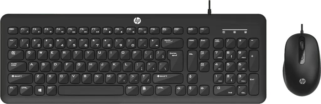 HP KM160 Wired Mouse and Keyboard Combo 