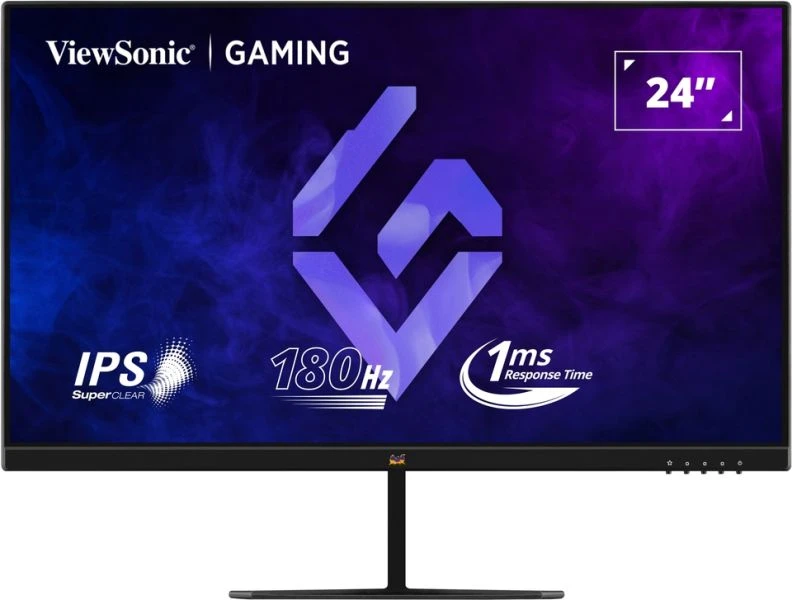 ViewSonic Gaming (Originated in USA) 60.96 Cm (24") FHD SuperClear IPS Panel Monitor| Free Sync| |180 Hz | |1ms| HDR10 |HDMI |DP Port | Wide View Angle |Srgb104%| Eye Care - VX2479-HD-PRO