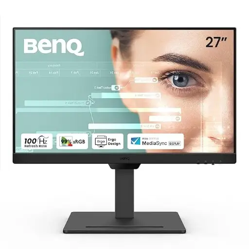 [BWBQM1013] BenQ GW2790T 27" 1300:1 CR 1080p FHD IPS Monitor| 100Hz| 99% sRGB| Height Adjustable| Ergo Design| VESA MediaSync| Dual HDMI| DP Port| Speakers| Eye-careU| Eyesafe| B.I. Gen2| LBL+| Wall Mount (Black)