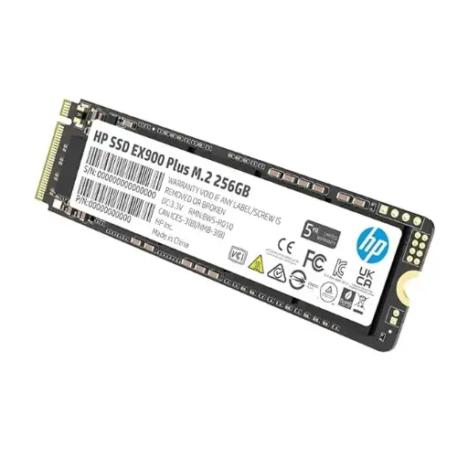 [BWADSSD1053] HP EX900 Plus 256GB NVMe SSD - GEN 3.0 X 4 PCIe 8Gb/s 3D NAND M.2 Cache Internal Solid State Drive Up to 2000 MB/s - 35M32AA#ACJ with 5 Year Warranty