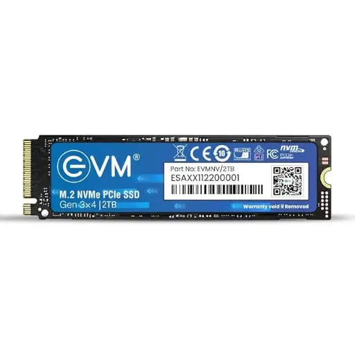 [BWADSSD1054] EVM 2TB Gen 3 NVMe (2280) Internal SSD - 3500MB/s Read - PCIe Gen 3x4-5-Year Warranty (EVMNV/2TB)