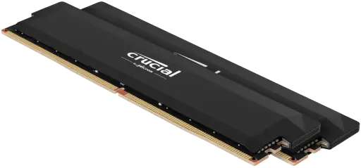 [BWCRR1013] Crucial Pro DDR5-6000 32GB Kit (16GBx2) UDIMM: OC Gaming Memory Black 