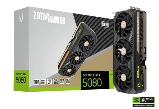 [BWZCGP1016] ZOTAC GAMING GeForce RTX 5080 SOLID ZT-B50800D-10P