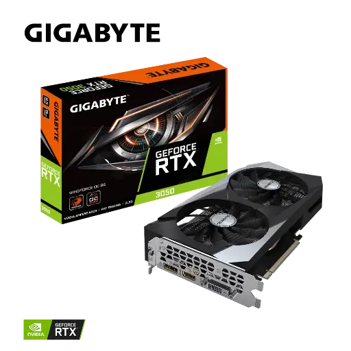 [BWGEGP1003] GeForce RTX™ 3050 WINDFORCE OC 8G GV-N3050WF2OC-8GD