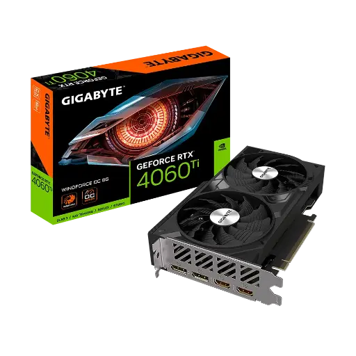 [BWGEGP1007] GeForce RTX™ 4060 Ti WINDFORCE OC 8G- GV-N406TWF2OC-8GD