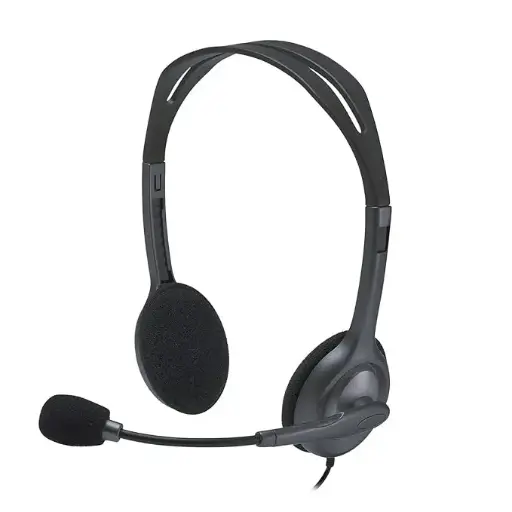 [BWLTHP1011] Logitech H111 Wired On Ear Headphones With Mic Black 