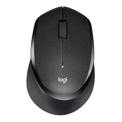 [BWLTM1025] Logitech M330 Silent Plus Wireless Large Mouse (Black) with Mousepad