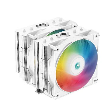 [BWCDA1001] DeepCool AG620 WH RGB is a dual-tower 120mm