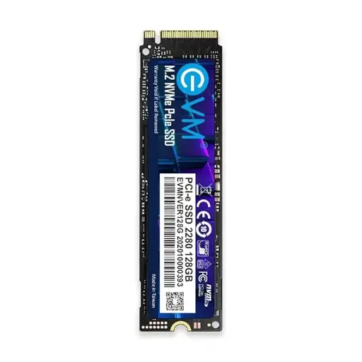 [BWEVMSSD1016] EVM 128GB Internal SSD - M.2 NVMe PCIe (2280) - High-Speed Performance Up to 1800MB/s Read & 700MB/s Write Speed with Low Power Consumption - Compatible with Gaming PCs & High-Performance Workstations