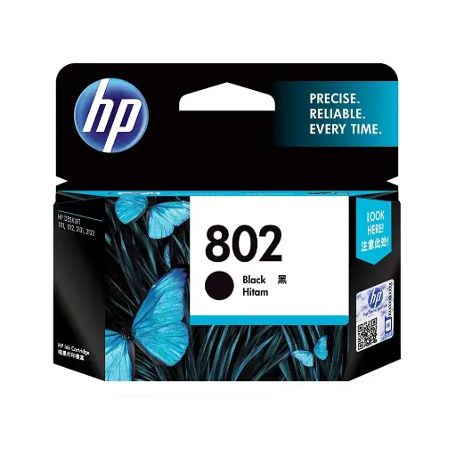 [BWHPCON1014] HP INK CARTRIDGE 802 SMALL BLACK