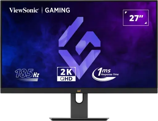 [BWVSMON1025]  ViewSonic Gaming (from USA) - VX2758A-2K-PRO-2 55.88 Cm 27" | 185 Hz| IPS QHD 2K Gaming Monitor | 1ms | HDR10| FreeSync | 137% sRGB | Height Adjustment |Swivel, Tilt, Pivot | Eye Care| 2 x HDMI | DP